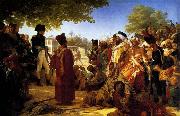 Baron Pierre Narcisse Guerin Napoleon Pardoning the Rebels at Cairo oil painting reproduction